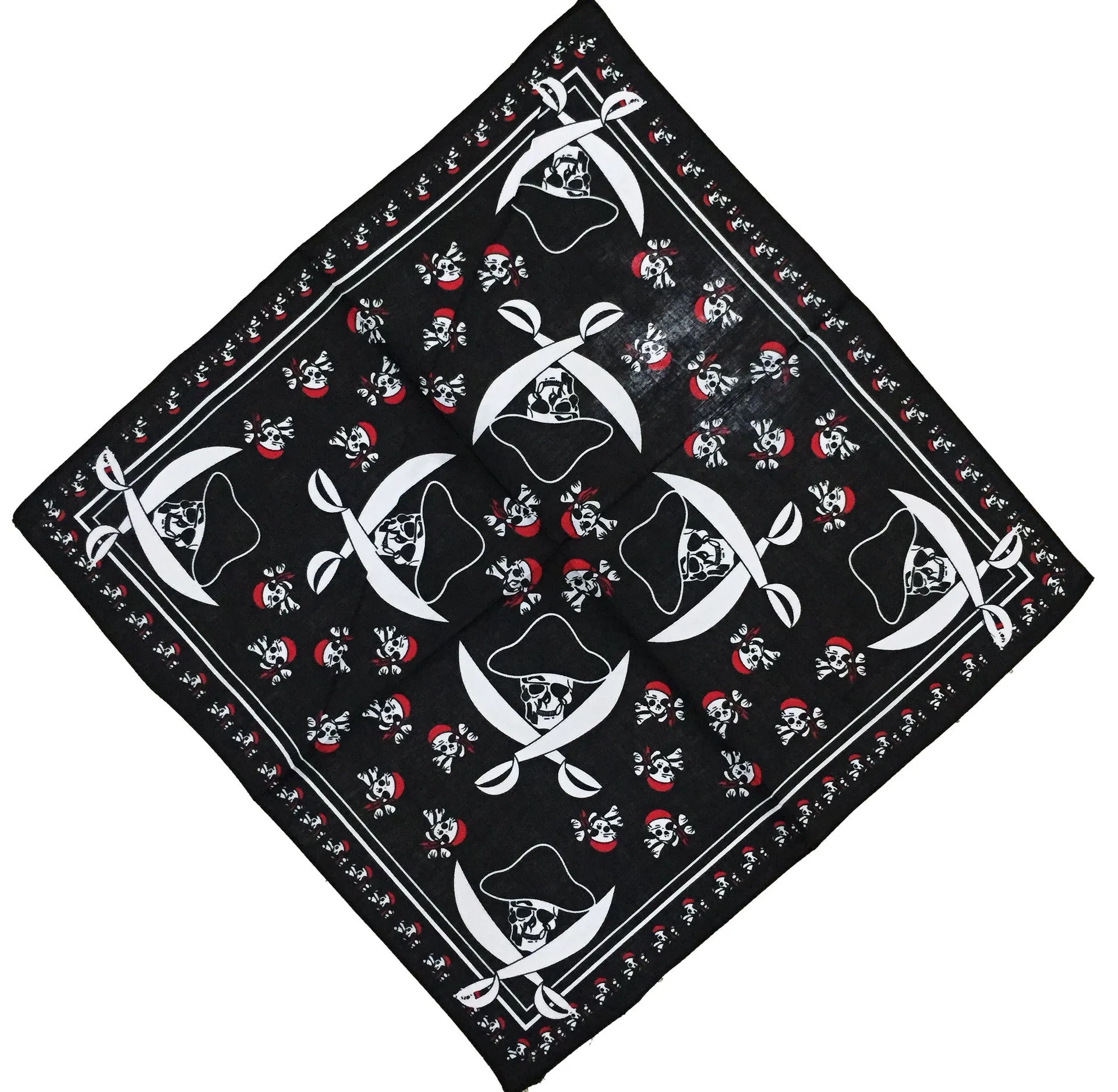 12 Pack Patterned Square Scarf Bandana Novelty Cotton Lightweight Headscarf Hair Neck Scarf Beach