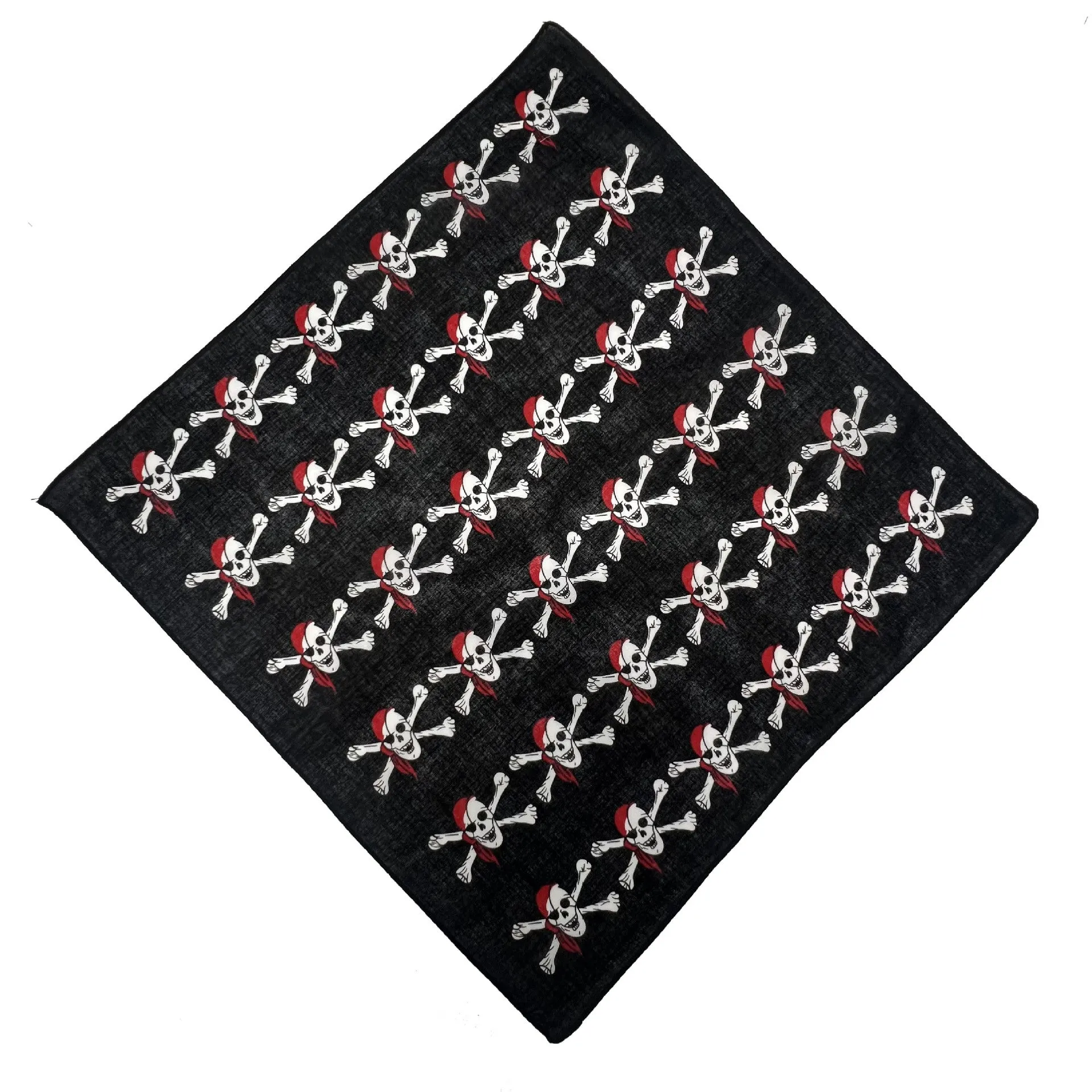 12 Pack Patterned Square Scarf Bandana Novelty Cotton Lightweight Headscarf Hair Neck Scarf Beach