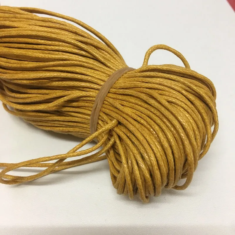 2mm Wax Cotton (5m) - Mustard