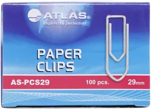 Atlas Paper Clip Ship Type 29mm Box of 10pcs
