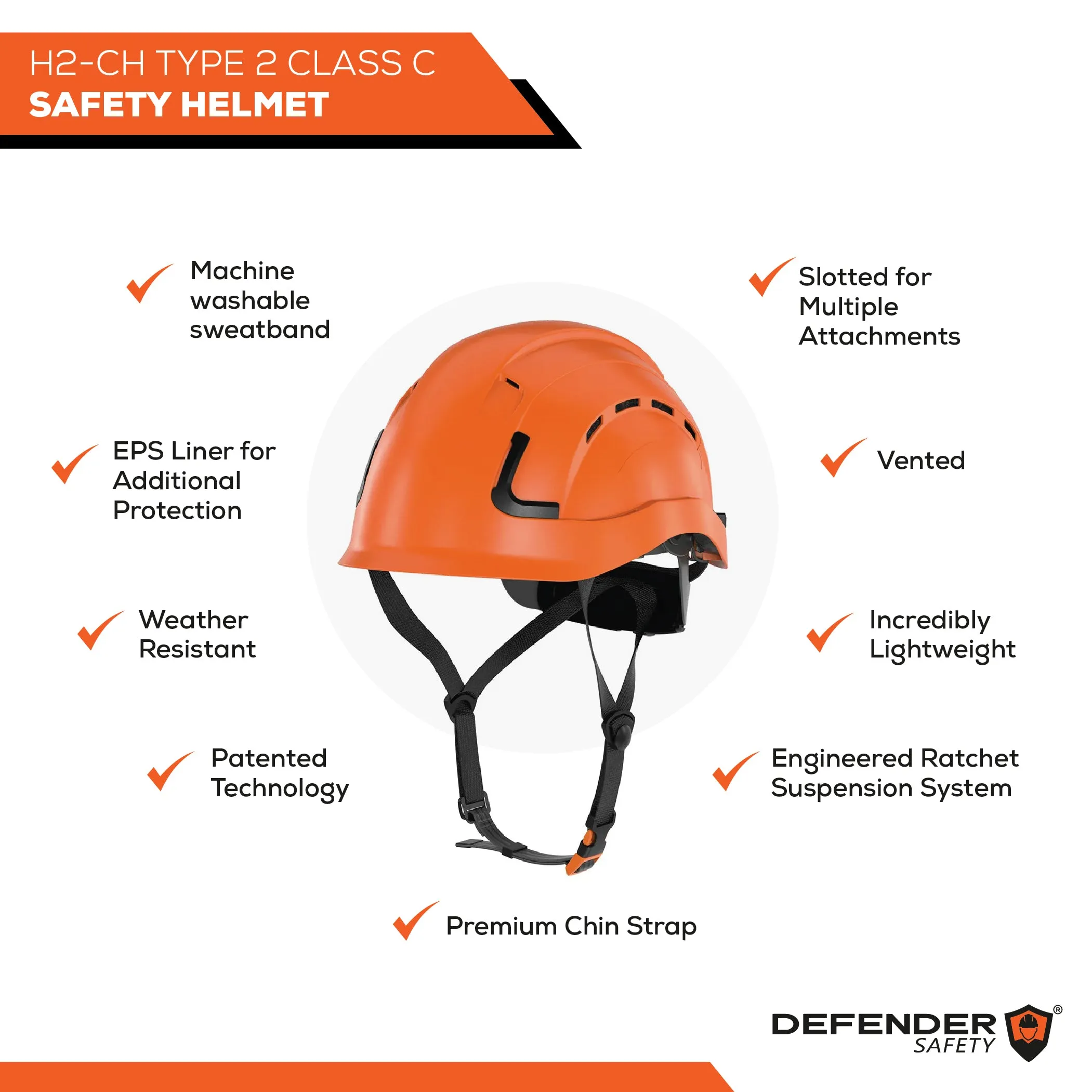 H2-EH (Non-Vented)   Clear Visor