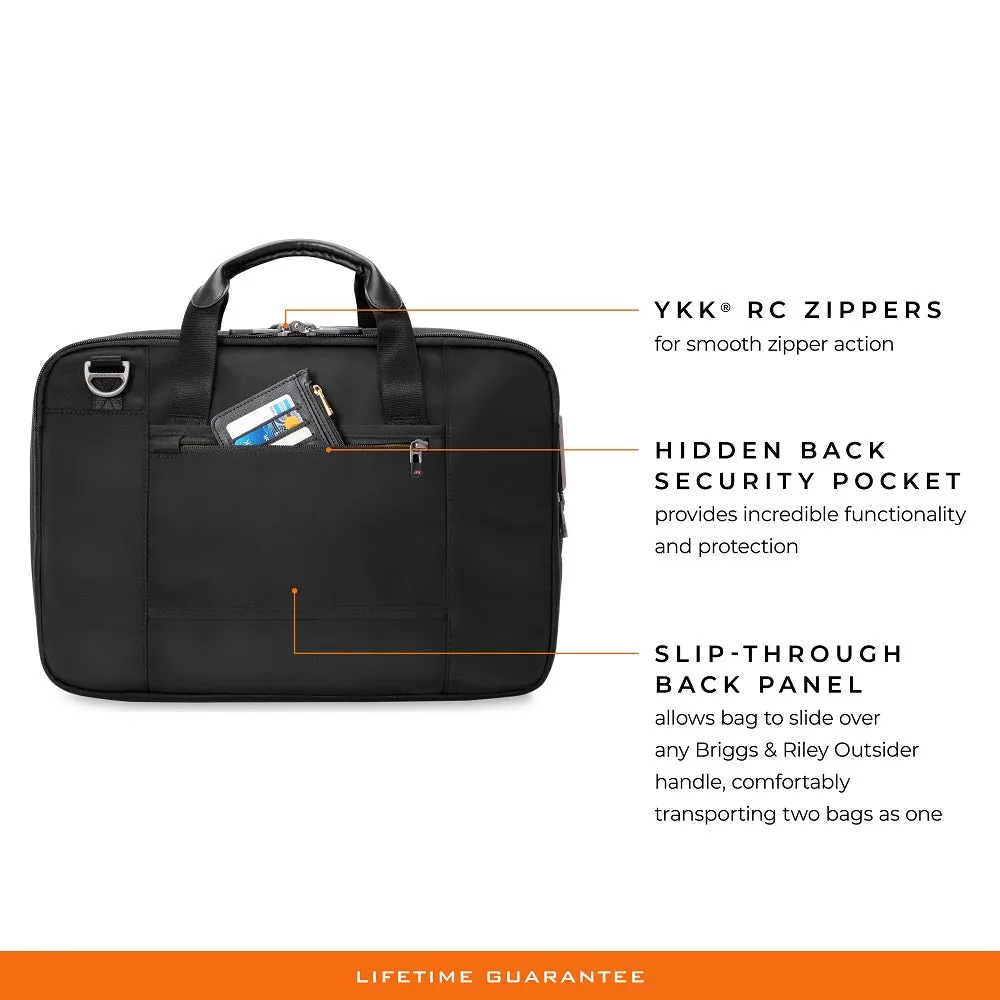 HTA Slim Expandable Black Brief