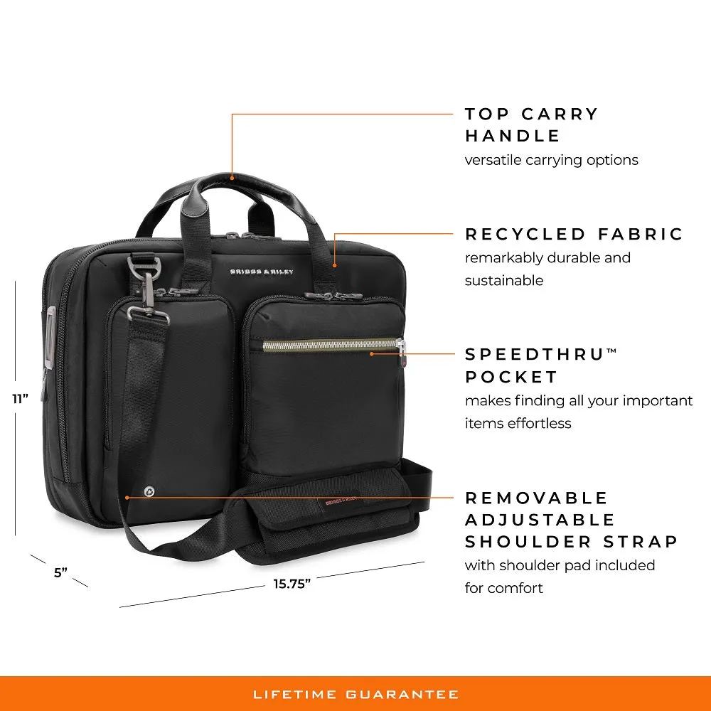 HTA Slim Expandable Black Brief