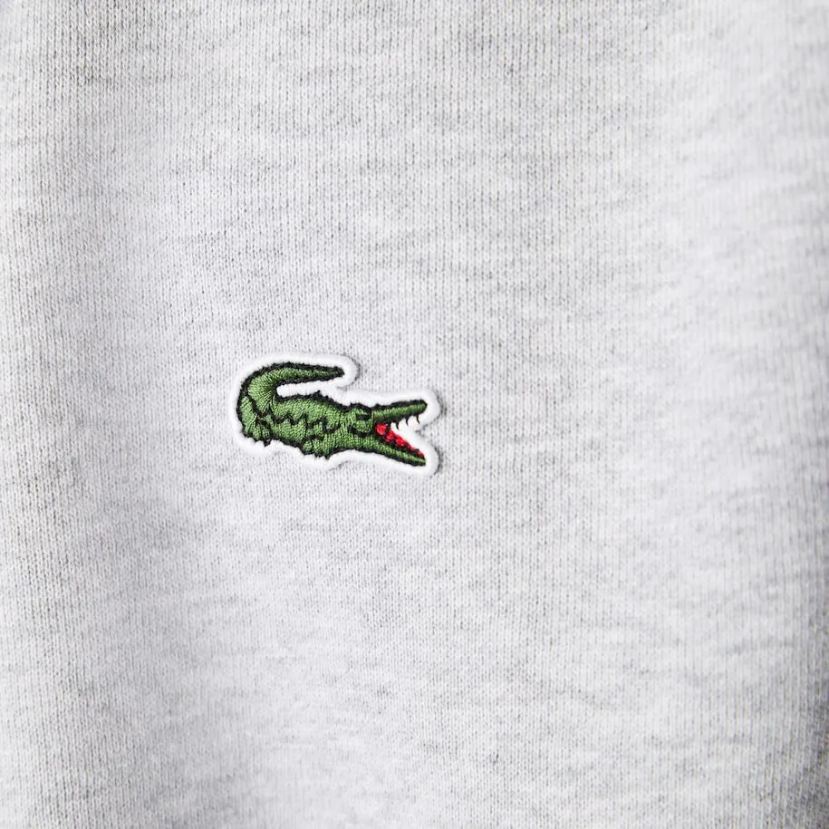 LACOSTE Hooded Colorblock Fleece Zip Sweatshirt Mens Apparel