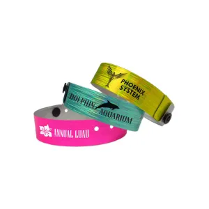 Rain™ Imprinted 3/4" Custom Holographic Wristbands 4840 (500/Box)